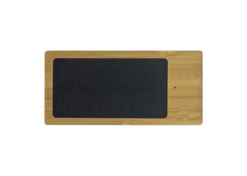 Solar Powerbank Bambus 8000mAh
