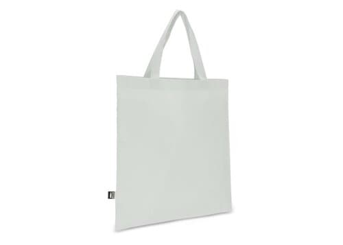 R-PET Tragetasche aus Non Woven mit kurzen Griffen 38 x 42cm 75g/m²
