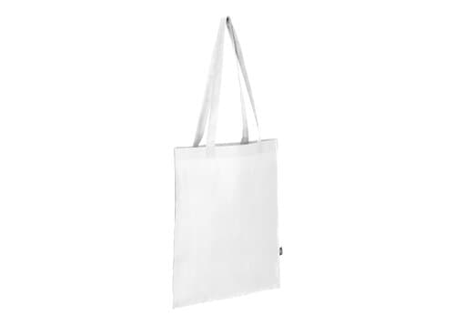 R-PET Tragetasche aus Non Woven mit langen Griffen 38 x 42cm 75g/m²