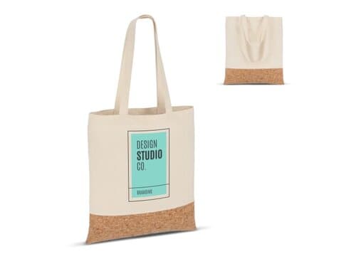 Tragetasche Baumwolle & Kork 170g/m² 35 x 40cm