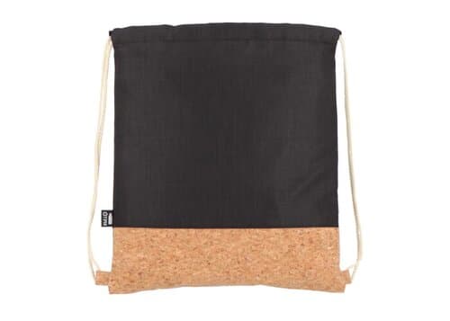 Kordelzugbeutel R-PET & Kork 35 x 40cm