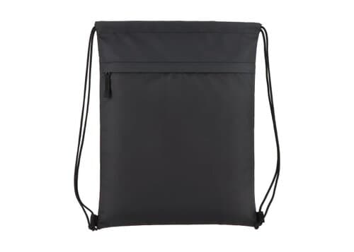 PU-beschichtete R-PET 600D Kordeltasche 33 x 42 cm