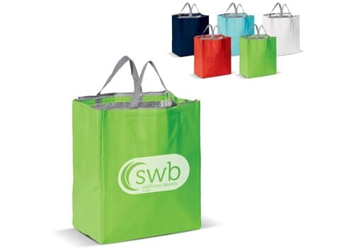 Große Kühltasche aus Non Woven 32.5 x 19.5 x 39 cm, 100 g/m²