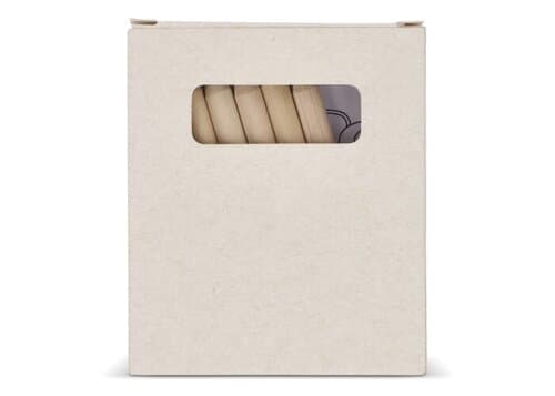 8-teiliges Malset in einer Schachtel aus recyceltem Milchkarton