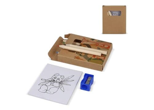 8-teiliges Malset in Kraftkarton