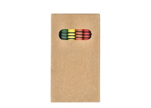 6 Stück Buntstifte in Bastelbox