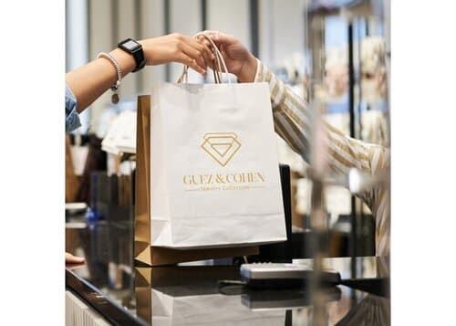 Kraftpapiertüte 90g/m² 22x10x31cm