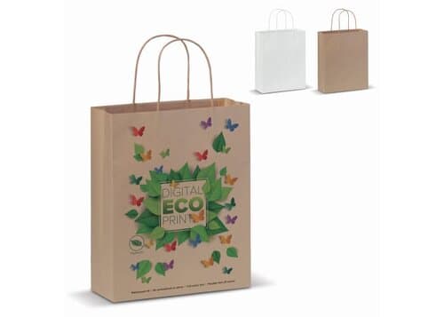 Kraftpapiertüte 90g/m² 22x10x31cm