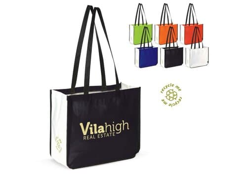 Einkaufstasche im Querformat PP Non-Woven 120g/m²