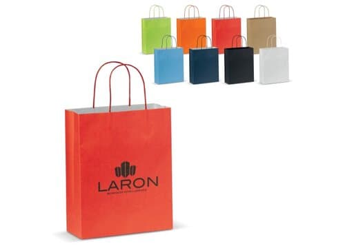Mittlere Papiertasche im Eco Look 120g/m²