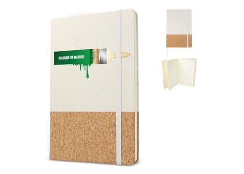 Notizbuch Baumwolle & Kork A5