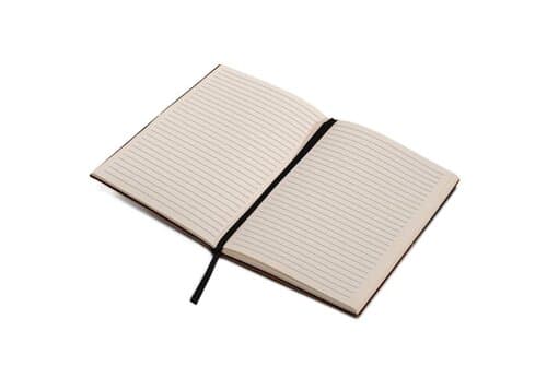 Notizbuch mit Einband aus recycelten Leder Din A5