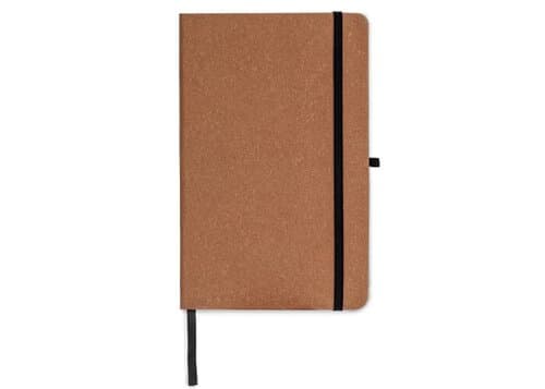 Hardcover-Notizbuch mit Einband aus recycelten Leder DIN A5