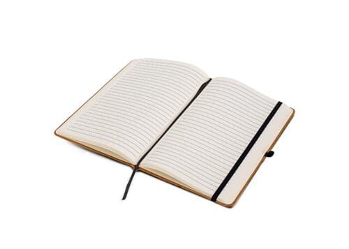 Hardcover-Notizbuch mit Einband aus recycelten Leder DIN A5