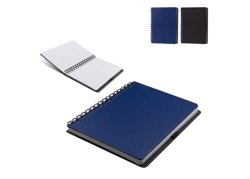 Notizbuch mit Spiralbindung, mit recycelten Papier, DIN A5