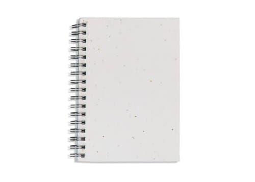 Spiral-Notizbuch aus Saatgutpapier