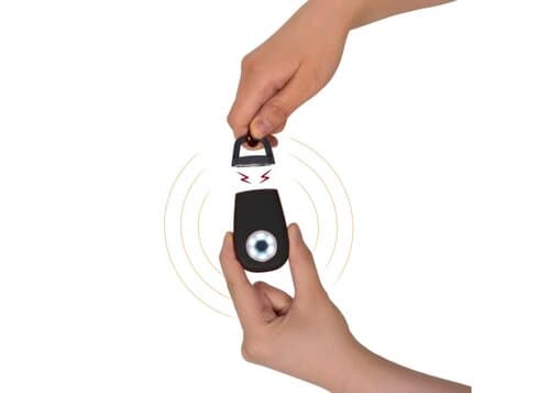 Persönliches Alarm-Schlüssellicht aus recycelten Materialien