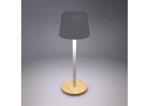 Solis Dimmbare Tischlampe mit Bambusfuß