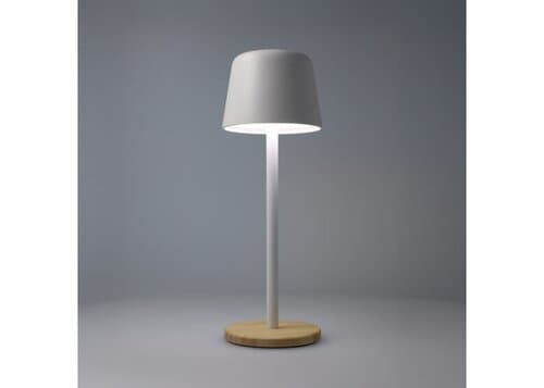 Solis Dimmbare Tischlampe mit Bambusfuß
