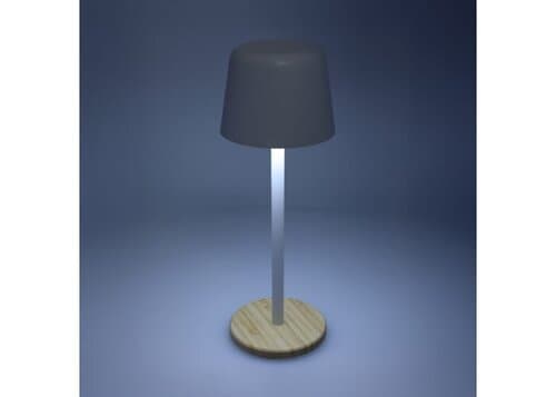 Solis Dimmbare Tischlampe mit Bambusfuß