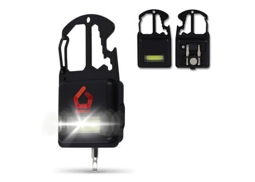 Kompaktes Multitool aus R-ABS & Metall 7 Funktionen