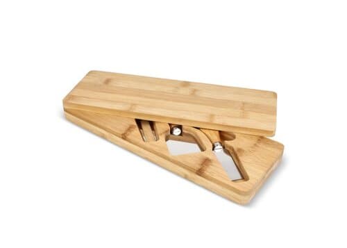 3er Bambus-Käse-Servier-Set