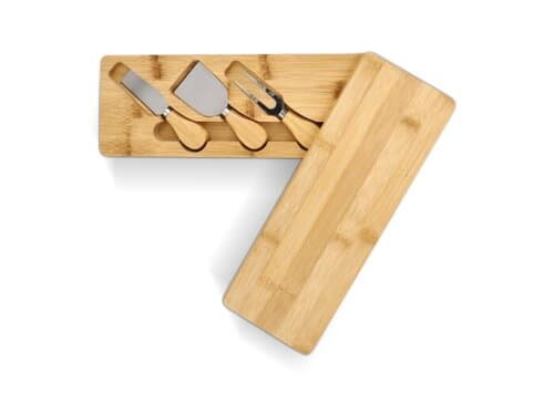 3er Bambus-Käse-Servier-Set