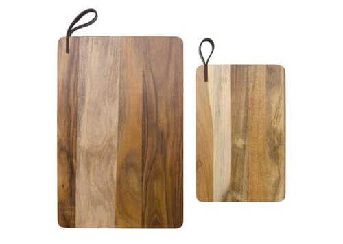 Akazienschneidebrett, 2er Set