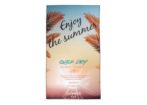 Schnelltrocknendes Strandhandtuch 1000x1800mm ohne Beutel