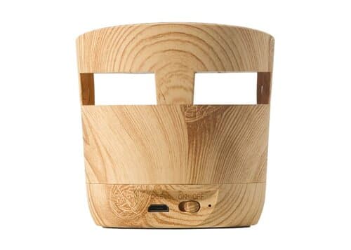 3W Lautsprecher in Holzoptik & 5W Kabelloses Ladegerät