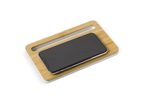 Kabellose Ladestation aus Bambus, 5W