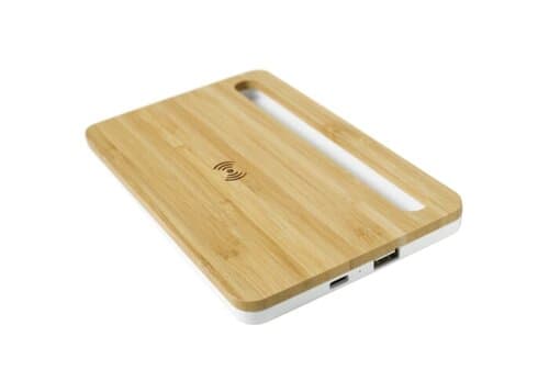 Kabellose Ladestation aus Bambus, 5W