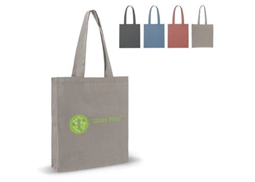 Einkaufstasche aus recycelter Baumwolle 38x42x10cm