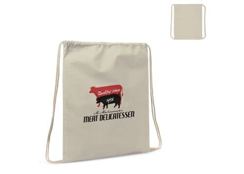 Kordelzugbeutel baumwolle OEKO-TEX® STANDARD 100 140g/m² 35x45cm