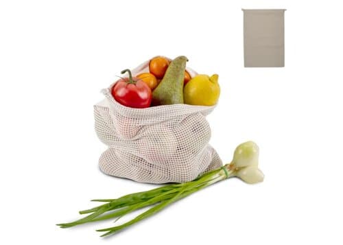 Wiederverwendbare Lebensmitteltasche OEKO-TEX® Baumwolle 30x40cm