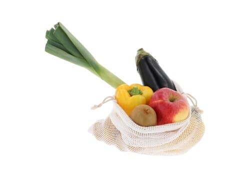 Wiederverwendbare Lebensmitteltasche OEKO-TEX® Baumwolle 30x40cm