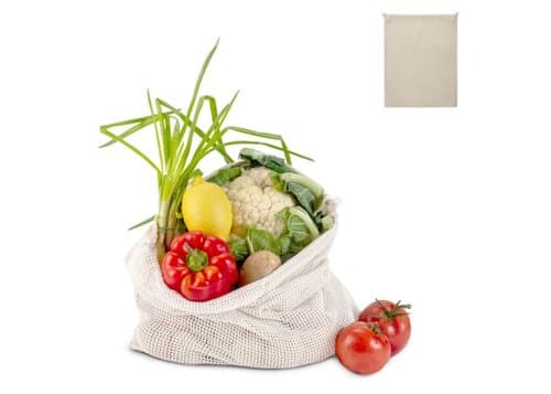 Wiederverwendbare Lebensmitteltasche OEKO-TEX® Baumwolle 40x45cm