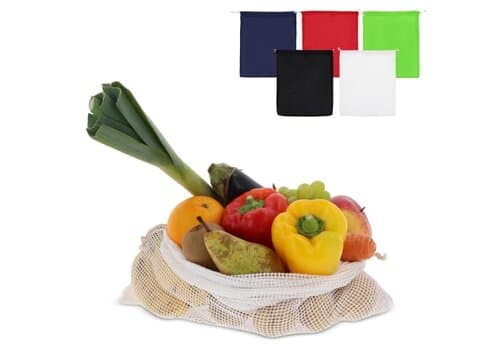 Wiederverwendbare Lebensmitteltasche OEKO-TEX® Baumwolle 40x45cm