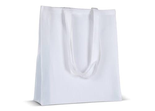 Tasche aus recycelter Baumwolle 140g/m² 38x10x42cm