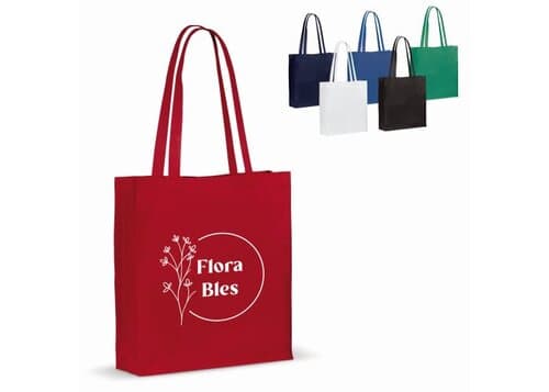 Tasche aus recycelter Baumwolle 140g/m² 38x10x42cm