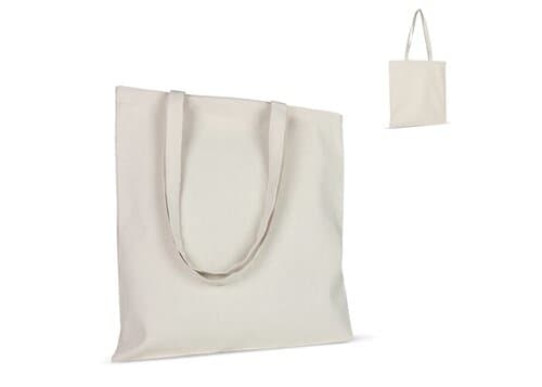 Tasche OEKO-TEX® natur lang 220g/m² 38x42 cm