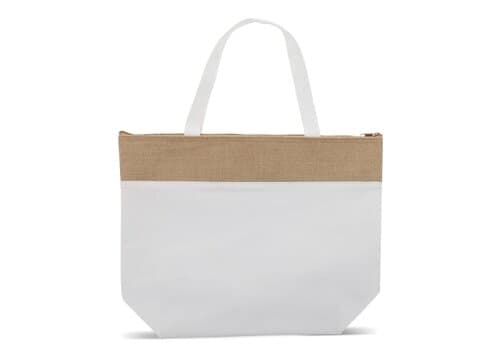 Strand-Kühltasche baumwolle/Jute 43x33x14 cm