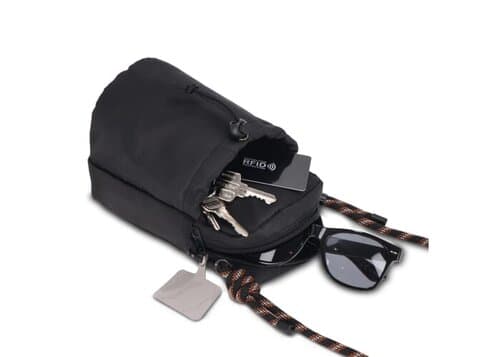 Crossbody Flaschenhalter-Tasche mit Paracord-Gurt