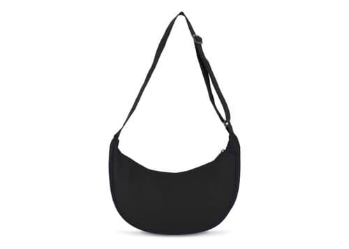 PU-beschichtete R-PET 600D Halbmond-Tragetasche