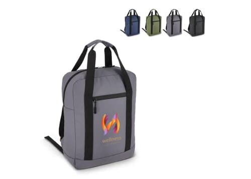 PU-beschichteter R-PET 600D Rucksack 27,5 x 12 x 37,5 cm 12 l