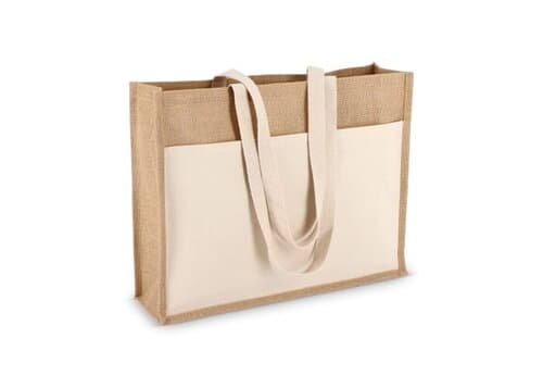 Jute Tragetasche OEKO-TEX® 45 x 12 x 35cm 320g/m²