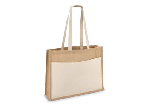 Jute Tragetasche OEKO-TEX® 45 x 12 x 35cm 320g/m²