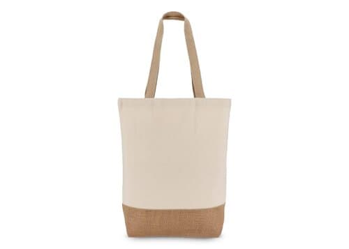 Baumwoll-Jute Tragetasche OEKO-TEX® 41 x 13 x 41cm 320g/m²