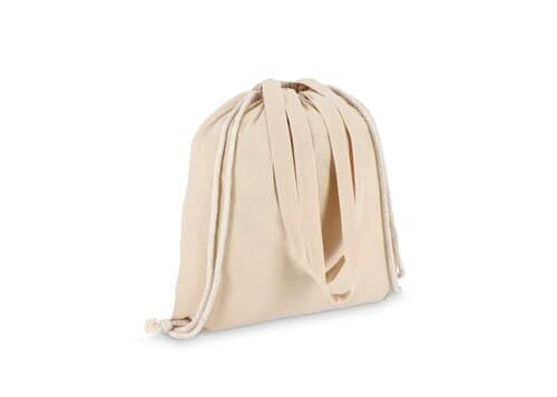 Baumwoll-Tragetasche mit Kordelzug OEKO-TEX® 38 x 42cm 140g/m²