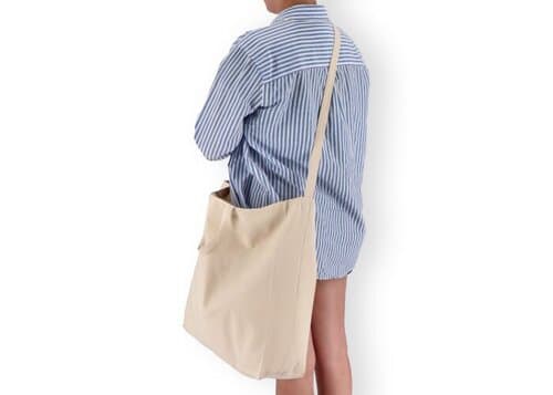 Tragetasche aus Baumwolle OEKO-TEX® 40 x 13 x 44cm 220g/m²